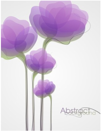 Abstract Flower Background vector