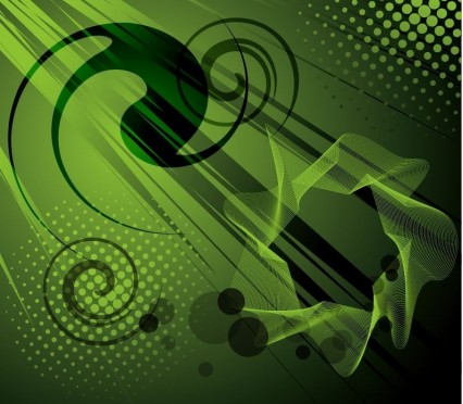 Abstract Green Background vector