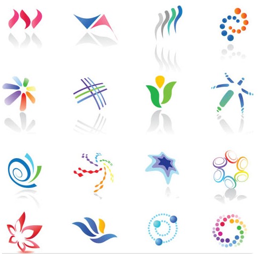 Abstract Logotypes vector