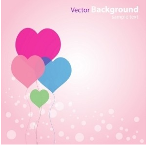 Abstract Love Background vector