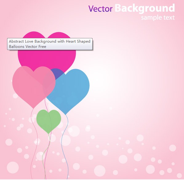 Abstract Love Background Illustration vector