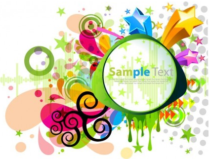 Abstract Modern Colorful Design vector