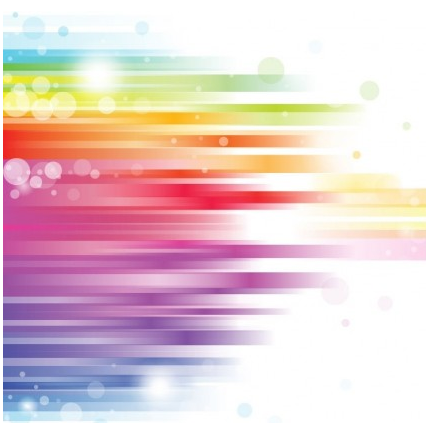 Abstract Rainbow Background vector set