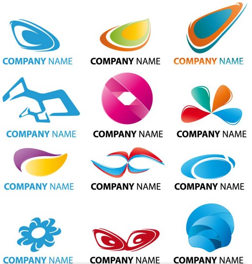 Abstract Various Logotypes vector free download
