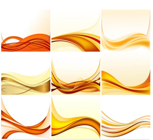 Abstract Waves Backgrounds vector