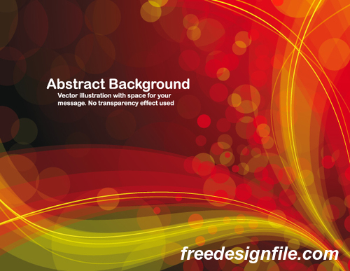 Abstract background with bokeh vector graphic