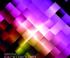 Abstract background with colored light vector