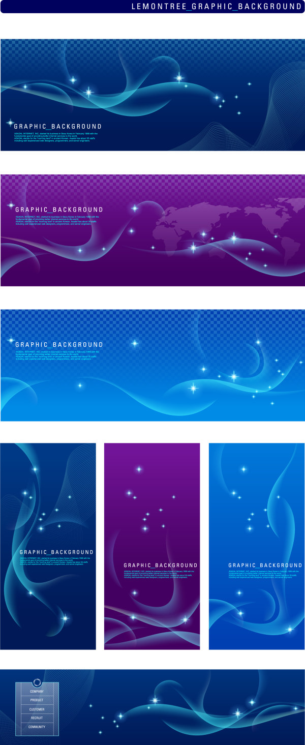 Abstract banner 2 Illustration vector