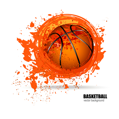 Abstract basketball background illustration vectors 02 free download