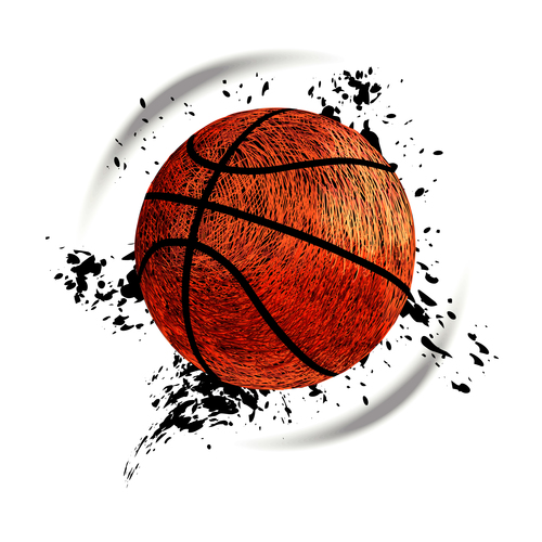 Abstract basketball background illustration vectors 03