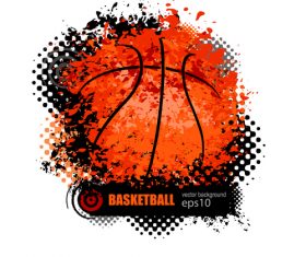 Abstract basketball background illustration vectors 05