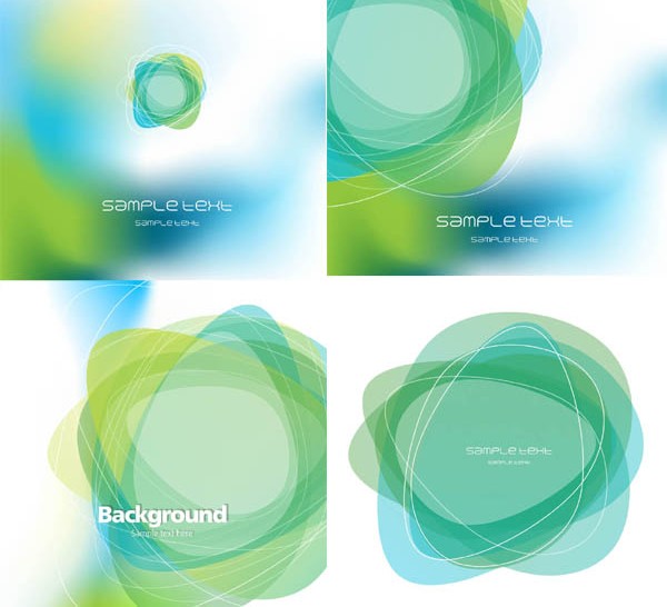 Abstract green background vectors graphic