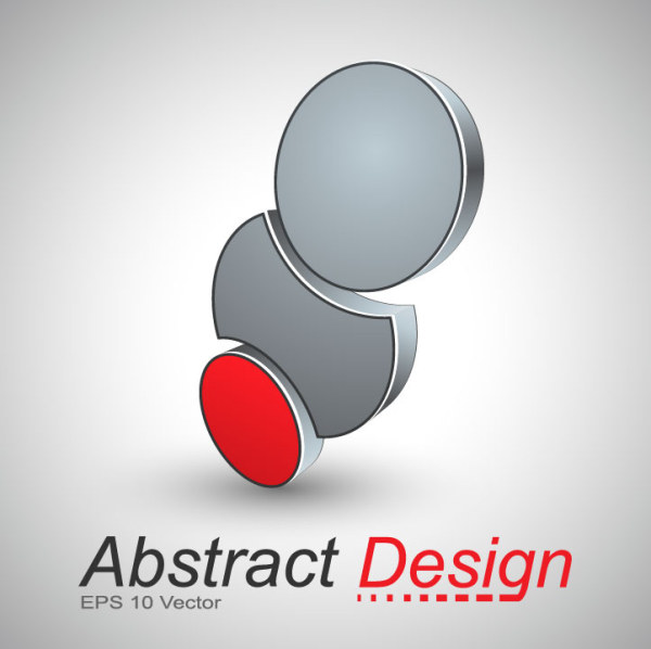 Abstract shapes design 1 set vector