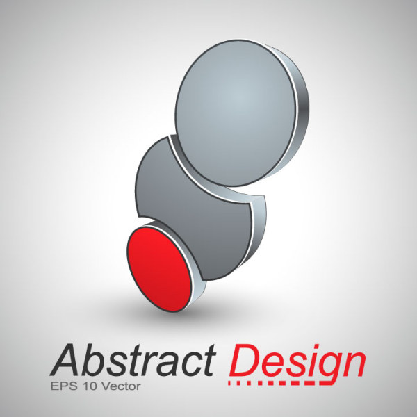 Abstract shapes design 2 set vector