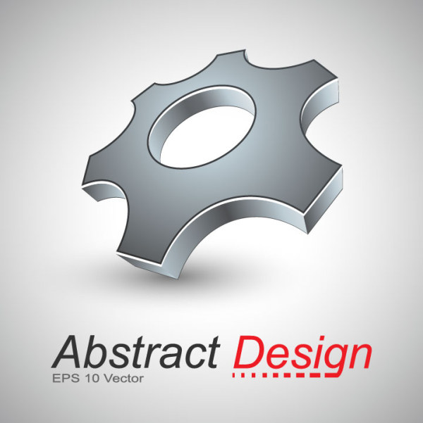 Abstract shapes design 5 set vector