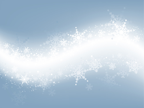 Abstract snowflakes background vector