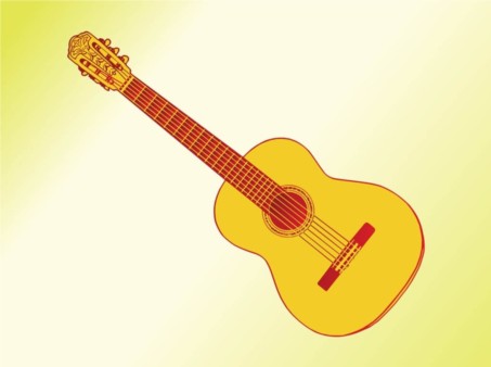 Acoustic Guitar Graphics vector graphics