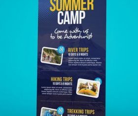 Adventure ummer Camp Show Banner PSD Material