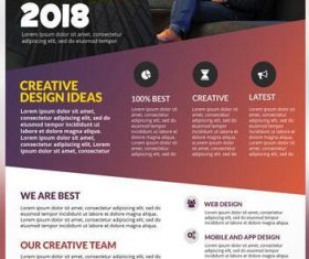 Agency Meetup Flyer PSD Template