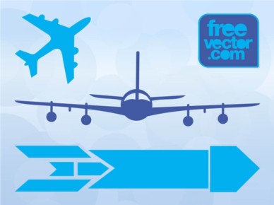 Aircraft Icons vector