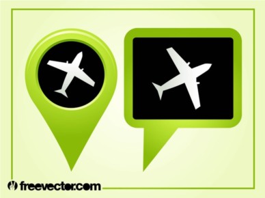 Airport Pointers vector graphics