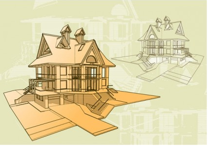 Architectural series vector