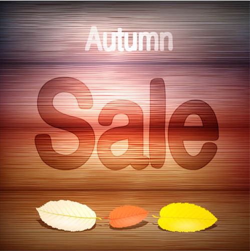 Autumn Sale Backgrounds vector