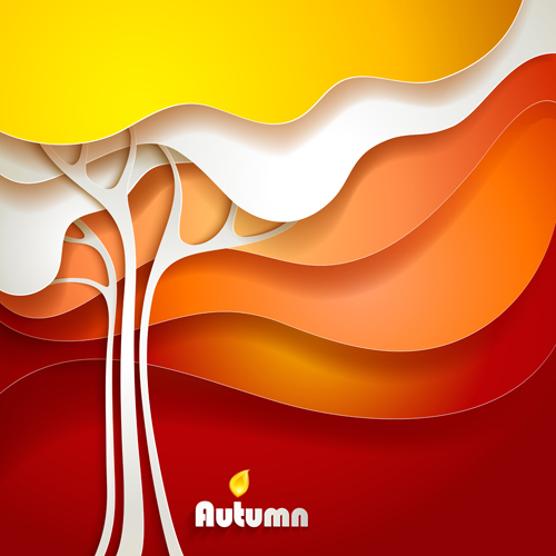 Autumn background 1 creative vector