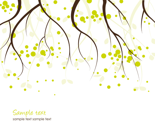 Autumn tree background 4 shiny vector