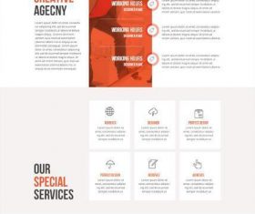 Award Awinning Agency Website PSD Template