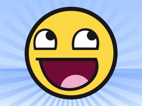 Awesome Face Meme vector