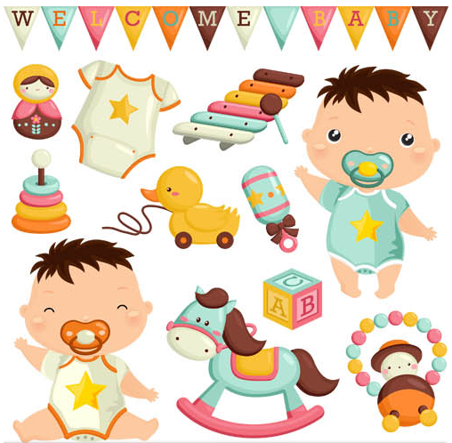 Babies Birthday vector