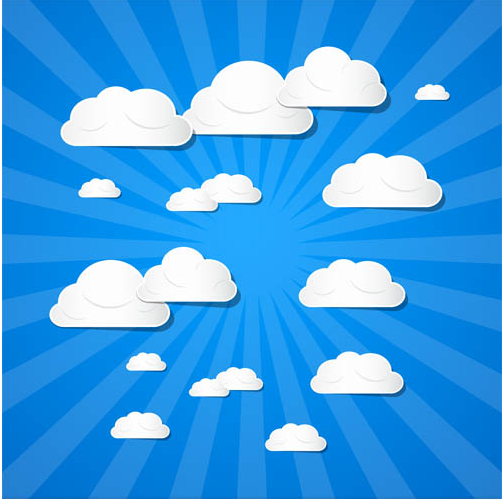 Backgrounds with Clouds art vector