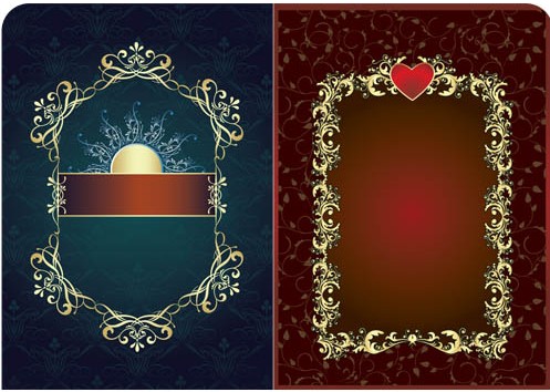Backgrounds with frames vector