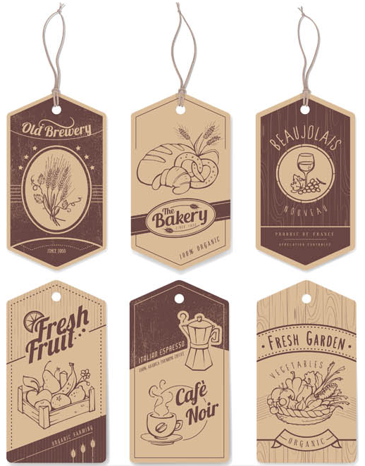 Bakery Labels and Stickers Illustration vector