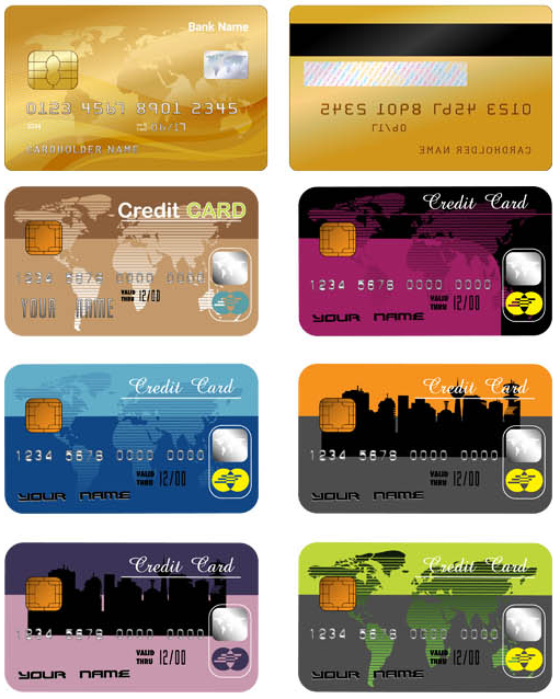 Banking Credit Cards vector