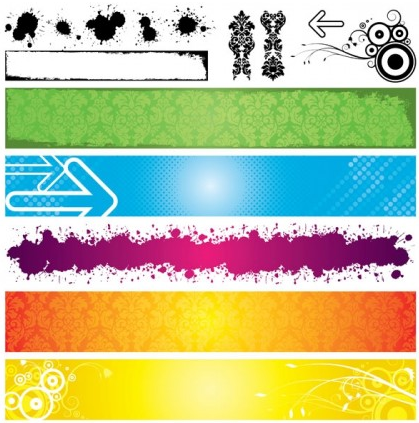 Banner background 07 design vectors