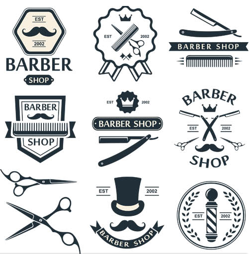 Download barber Shop logo PNG - Free Vector