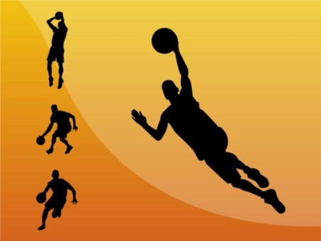 Basketball Players vector