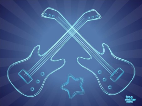 Bass Guitar vectors graphic