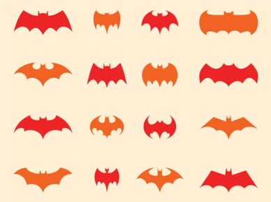 Batman Logo Set vectors