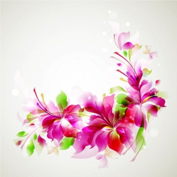 Beautiful flowers vector