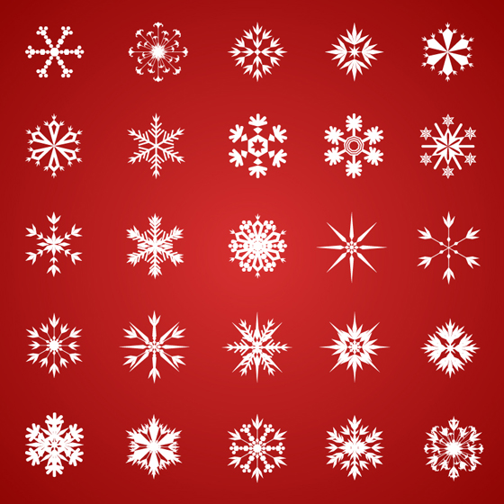 Beautiful snowflake pattern vector