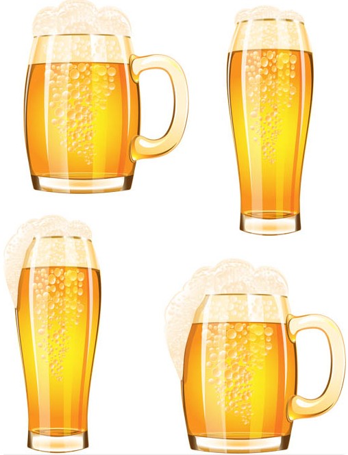 Beer Glasses vector