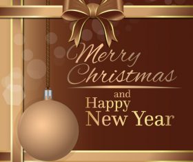 Beige festive background for Christmas vector