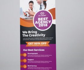 Best Agency Roll-Up Banner PSD Template