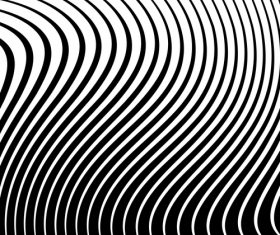 Black wave abstract pattern vectors 03