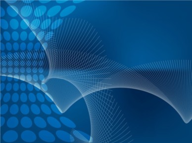 Blue Abstract Fan Background vector
