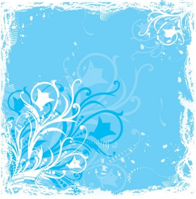 Blue Flower graphic vector