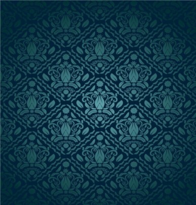 Blue Green Decorative Pattern vector graphics